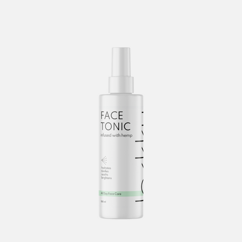 Firming and moisturizing natural CBD facial toner