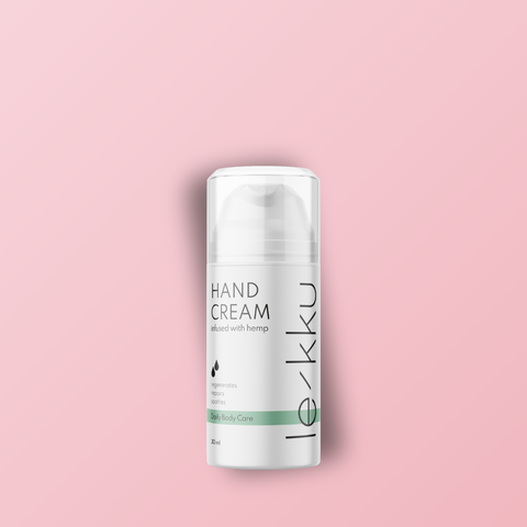 Intensely moisturizing and rejuvenating CBD hand cream