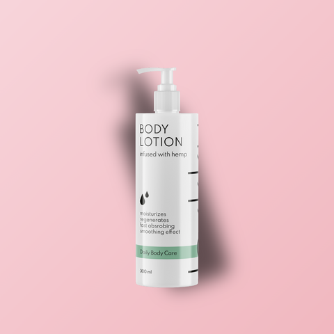 Skin repairing CBD body lotion