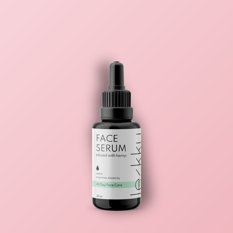 Firming, brightening natural CBD face serum