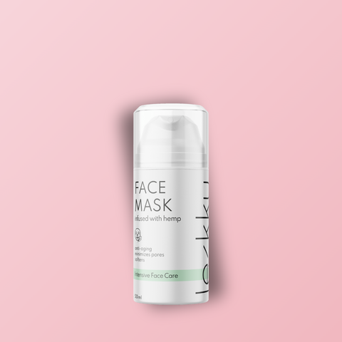 Anti-aging and skin elasticity-enhancing natural CBG face mask