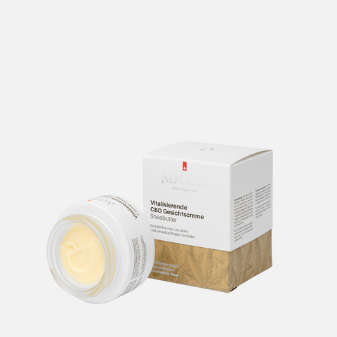 Vitalising CBD face cream with Shea butter